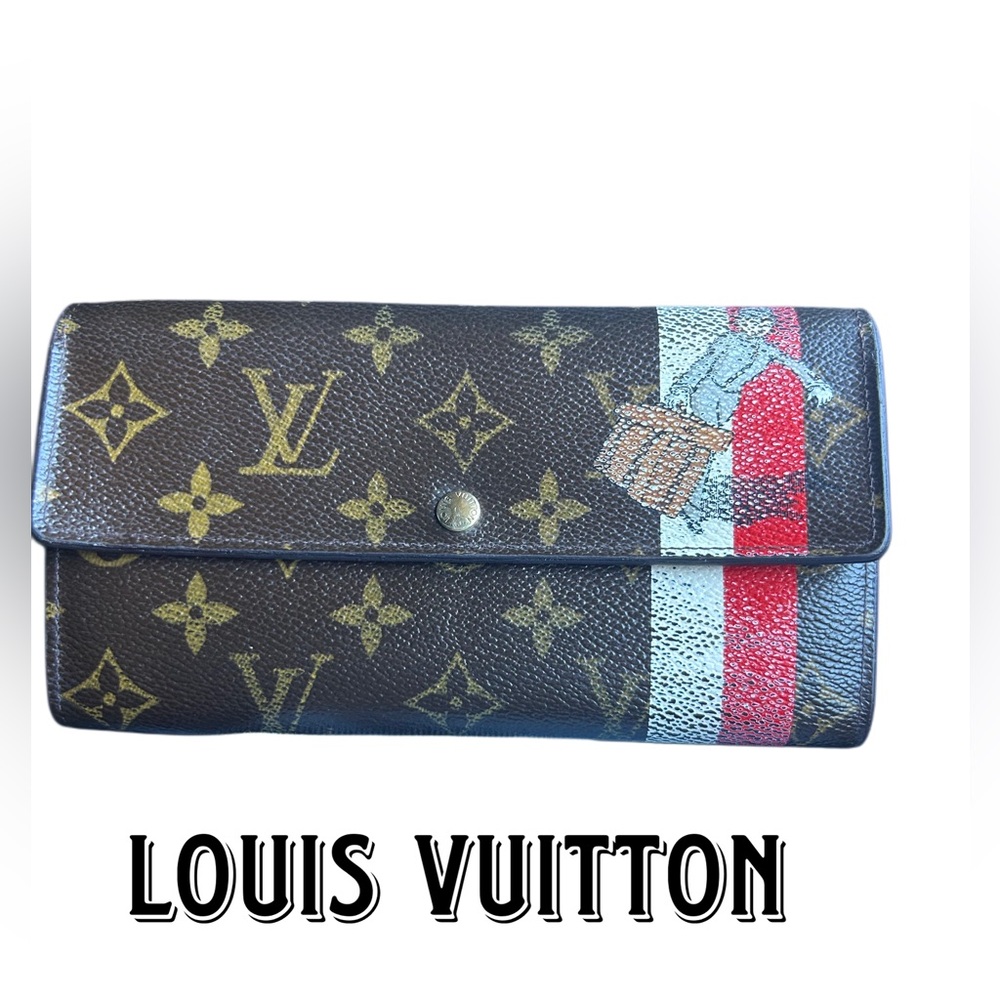 Louis Vuitton Limited Edition Monogram Groom Sarah Wallet